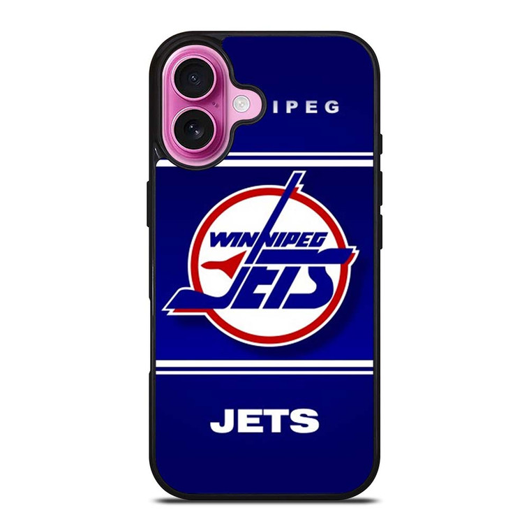 WINNIPEG JETS HOCKEY ICE LOGO iPhone 16 Plus Case Cover