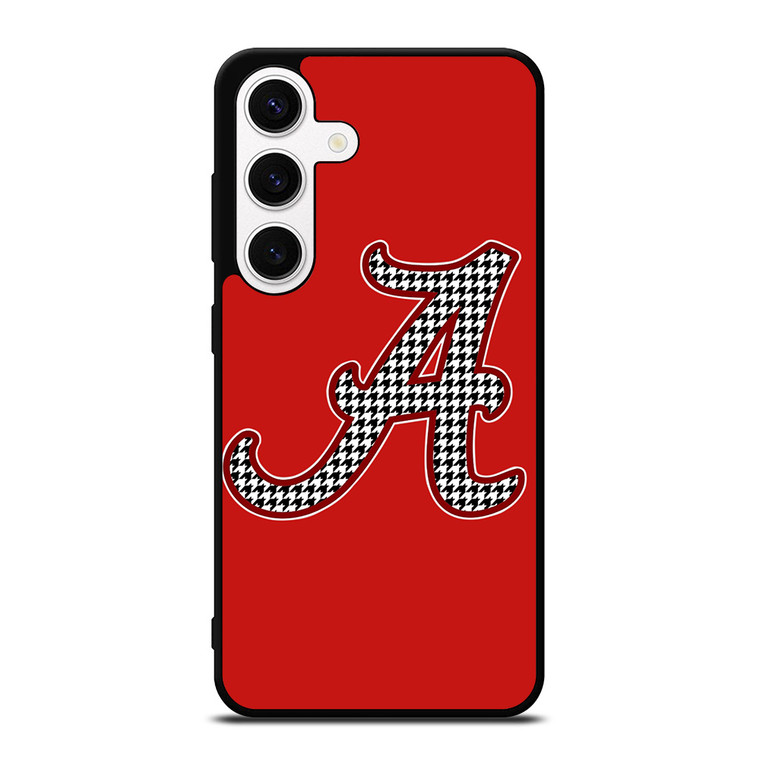 ALABAMA CRIMSON TIDE HOUNDSTOOTH ICON Samsung Galaxy S24 Case Cover