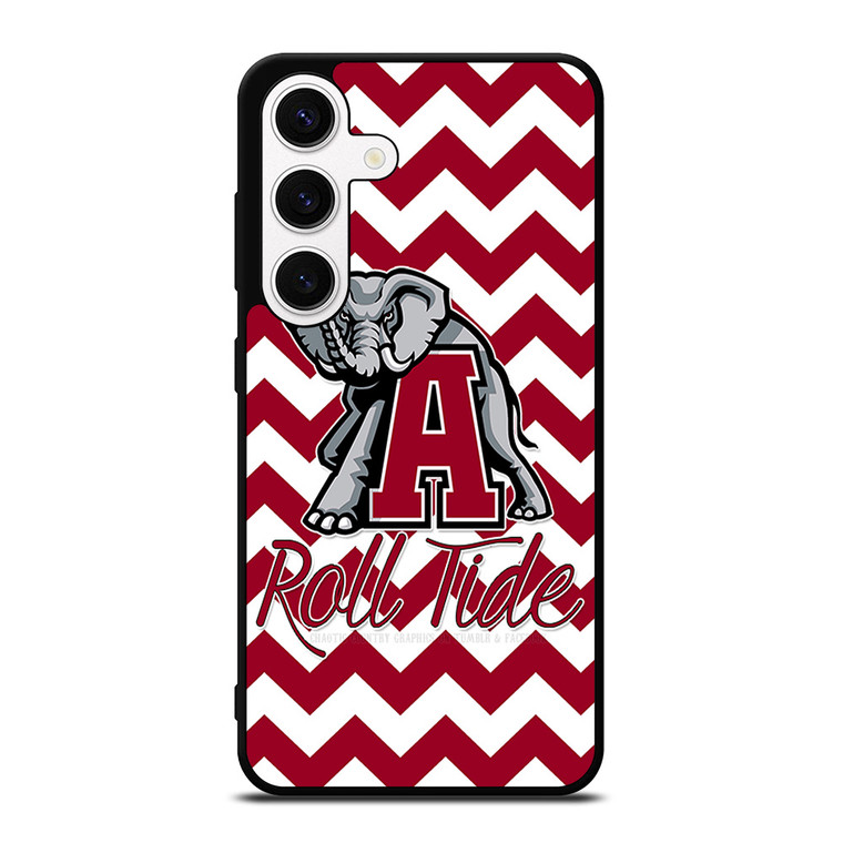 ALABAMA CRIMSON TIDE STRIP ROLL Samsung Galaxy S24 Case Cover
