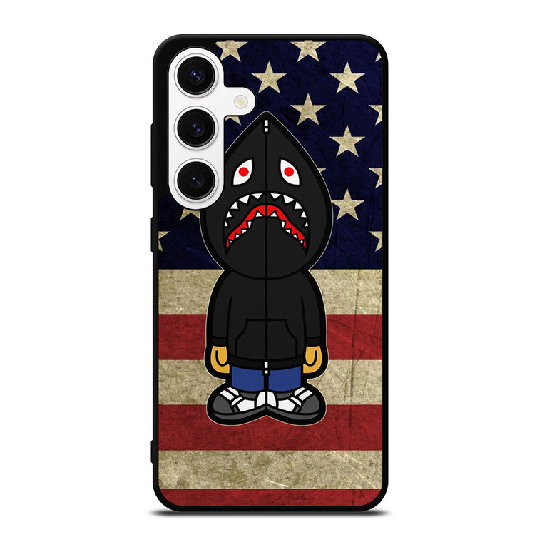 BAPE CAMO SHARK AMERICA Samsung Galaxy S24 Case Cover