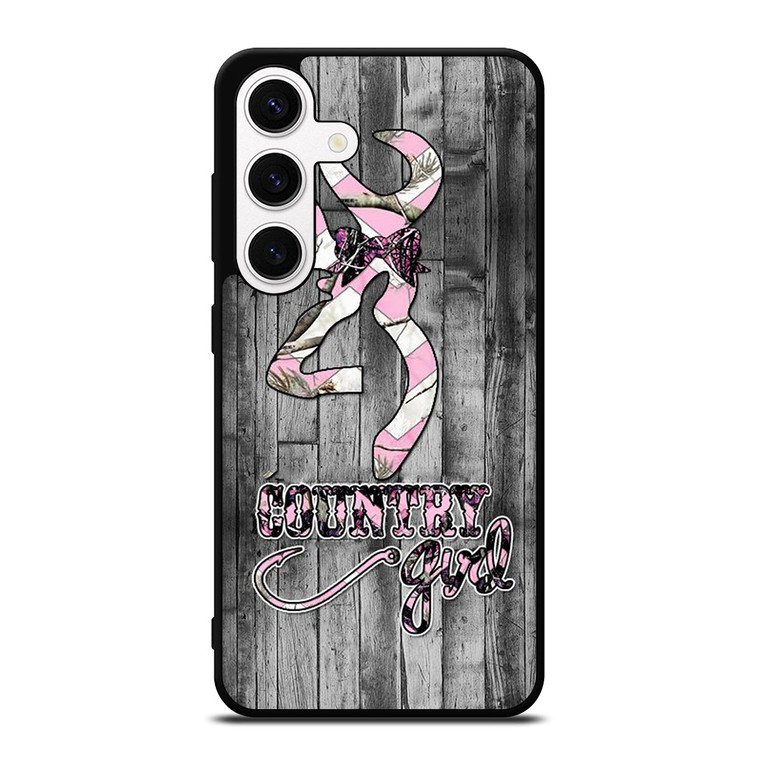 CAMO BROWNING PINK GIRL Samsung Galaxy S24 Case Cover
