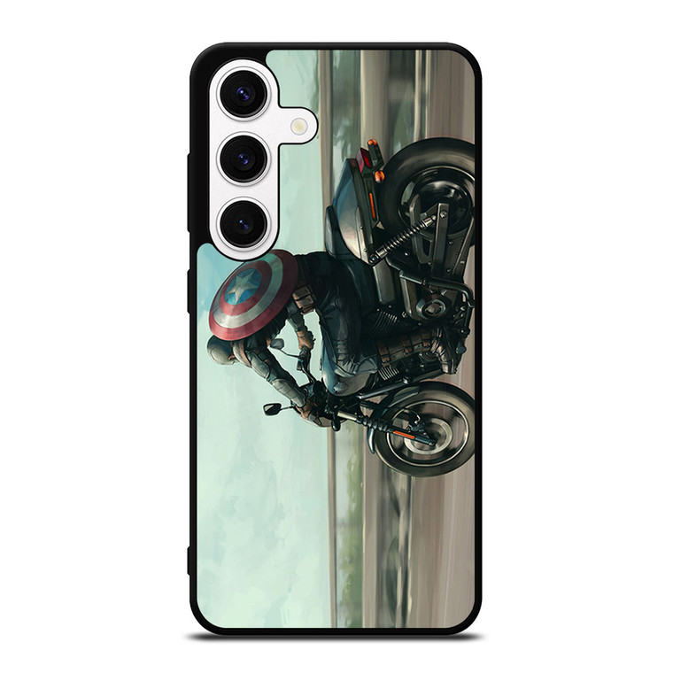 CAPTAIN AMERICA AVENGERS RIDING Samsung Galaxy S24 Case Cover