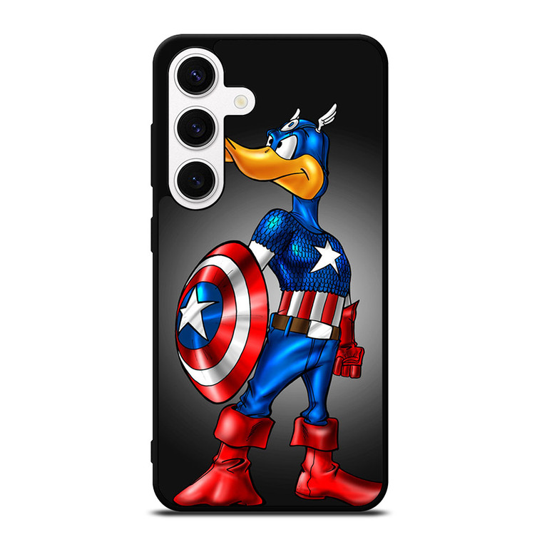 CAPTAIN AMERICA DAFFY DUCK Samsung Galaxy S24 Case Cover