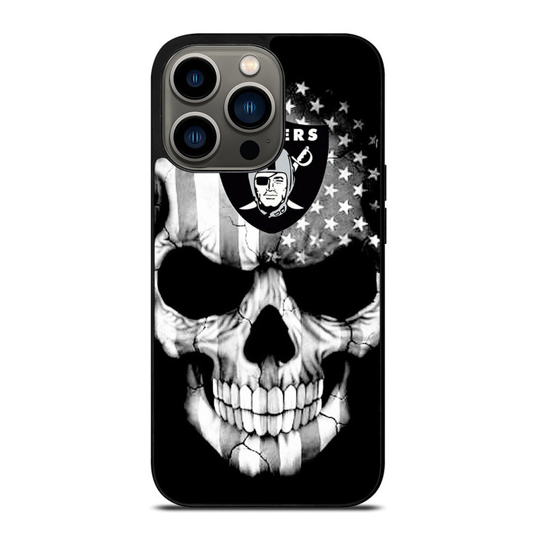 OAKLAND RAIDERS SKULL iPhone 13 Pro Case Cover