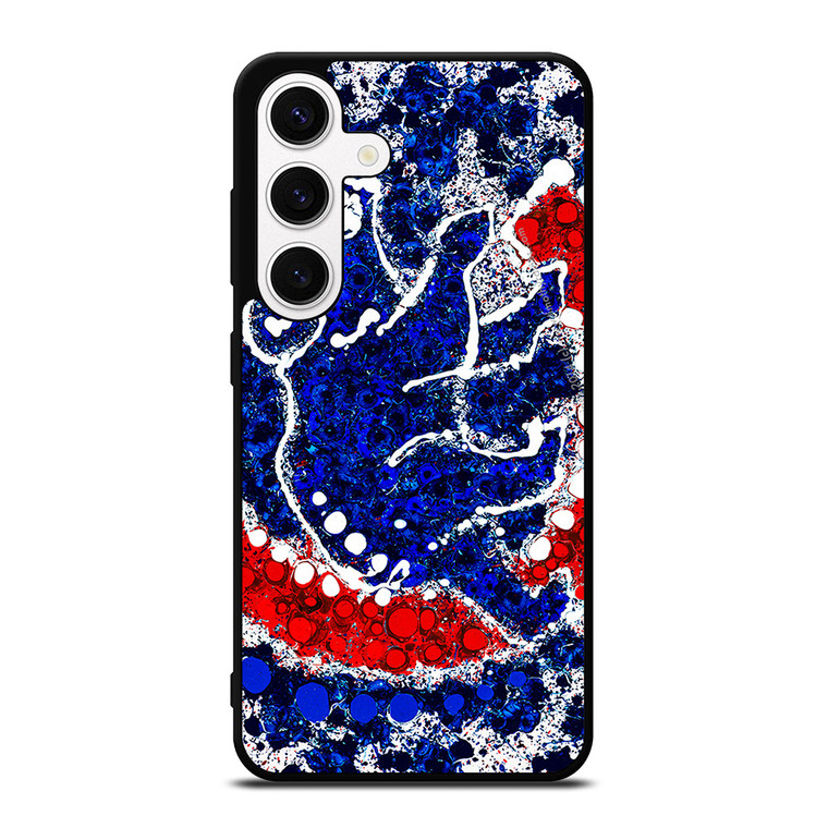 CHICAGO CUBS LOGO ART Samsung Galaxy S24 Case Cover