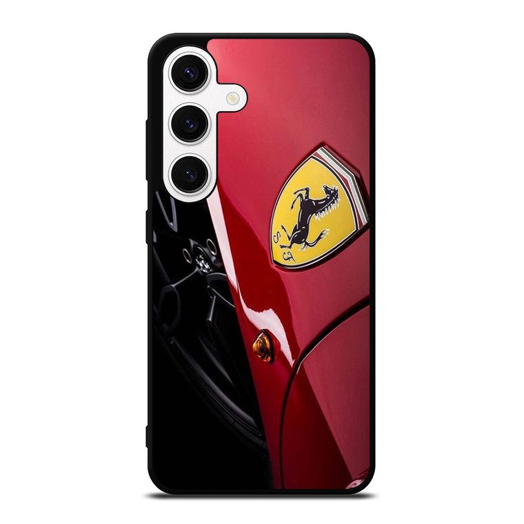 FERRARI LOGO CAR EMBLEM Samsung Galaxy S24 Case Cover