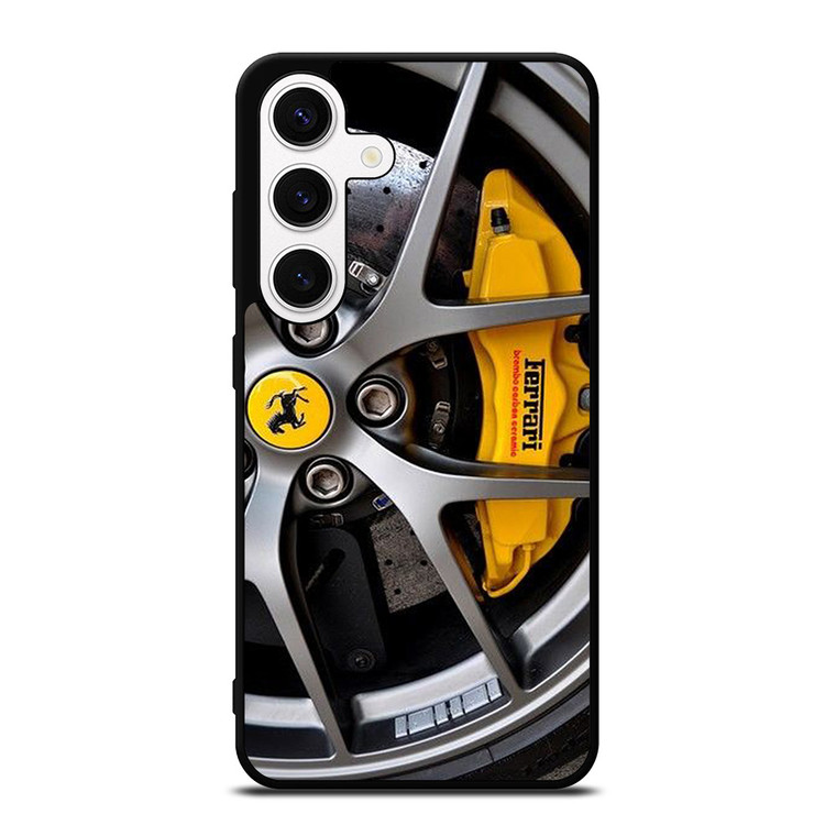 FERRARI WHEEL LOGO ICON Samsung Galaxy S24 Case Cover