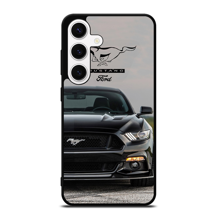 FORD MUSTANG CAR BLACK Samsung Galaxy S24 Case Cover