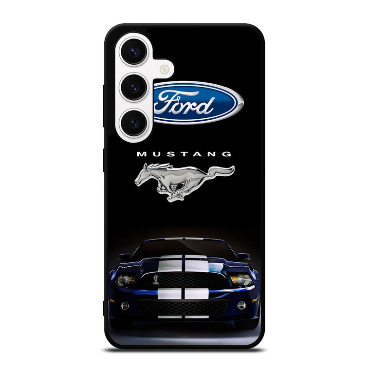 FORD MUSTANG CAR BLUE Samsung Galaxy S24 Case Cover