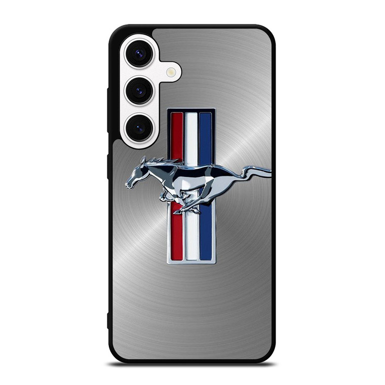 FORD MUSTANG METAL EMBLEM LOGO Samsung Galaxy S24 Case Cover