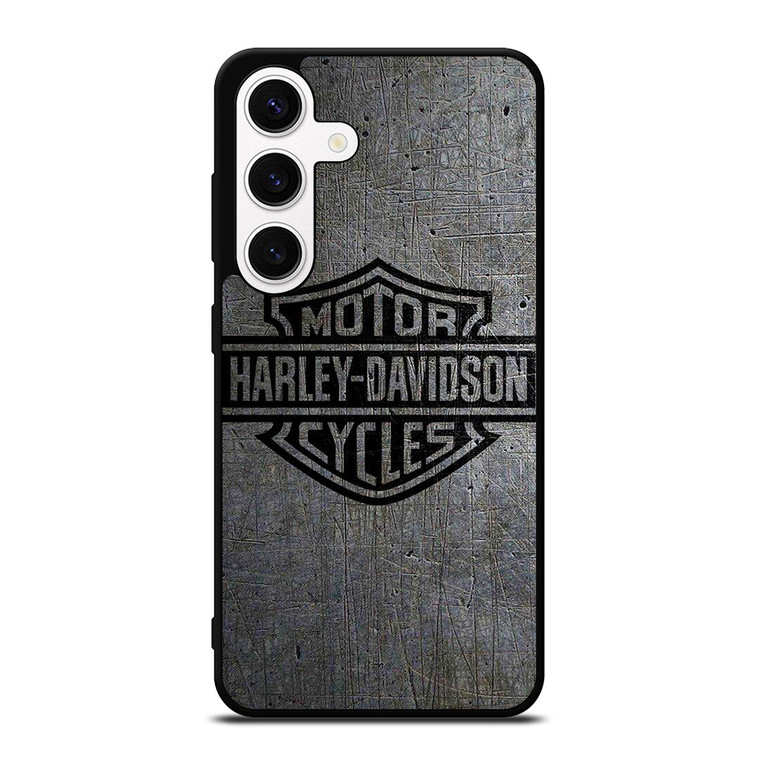 HARLEY DAVIDSON MOTORCYCLES COMPANY LOGO METAL Samsung Galaxy S24 Case Cover