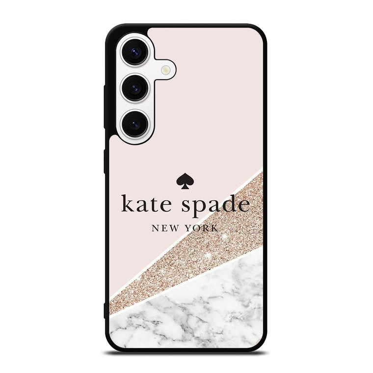 KATE SPADE NEW YORK LOGO SPARKLE MARBLE ICON Samsung Galaxy S24 Case Cover