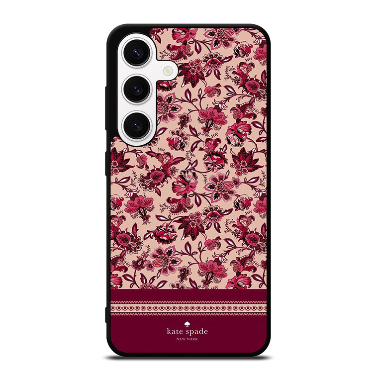 KATE SPADE NEW YORK RED FLORAL Samsung Galaxy S24 Case Cover