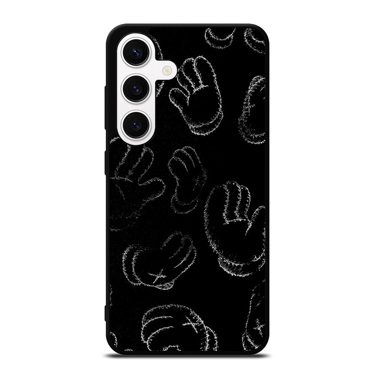 KAWS BLACK GLOVES Samsung Galaxy S24 Case Cover