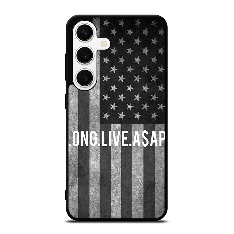LONG LIVE ASAP ROCKY AMERICAN FLAG Samsung Galaxy S24 Case Cover