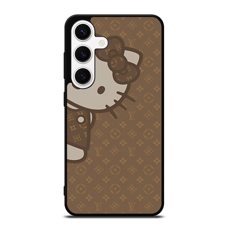 LOUIS VUITTON LV PATTERN LOGO HELLO KITTY Samsung Galaxy S24 Case Cover