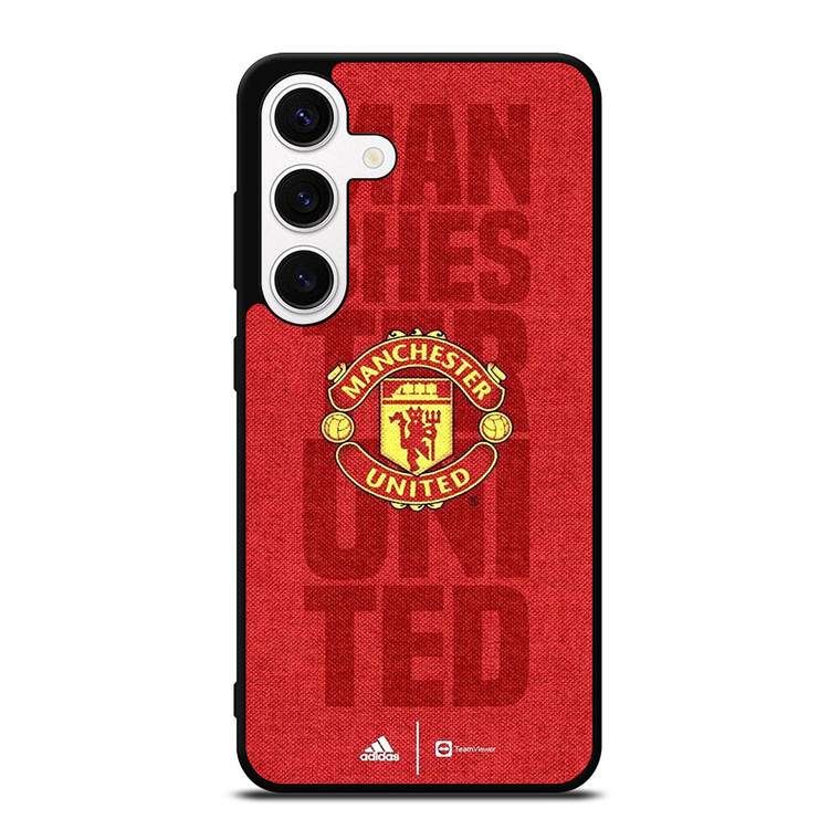 MANCHESTER UNITED FC FOOTBALL LOGO RED DEVILS ICON Samsung Galaxy S24 Case Cover