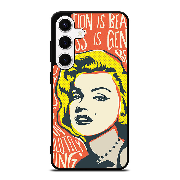 MARILYN MONROE ART QUOTE Samsung Galaxy S24 Case Cover