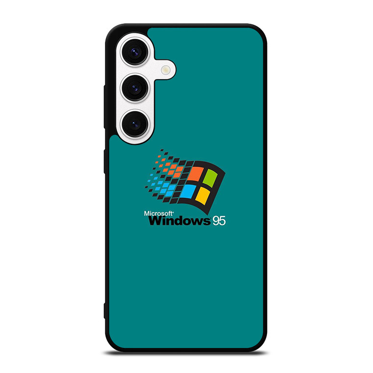 MICROSOFT WINDOWS 95 RETRO LOGO Samsung Galaxy S24 Case Cover