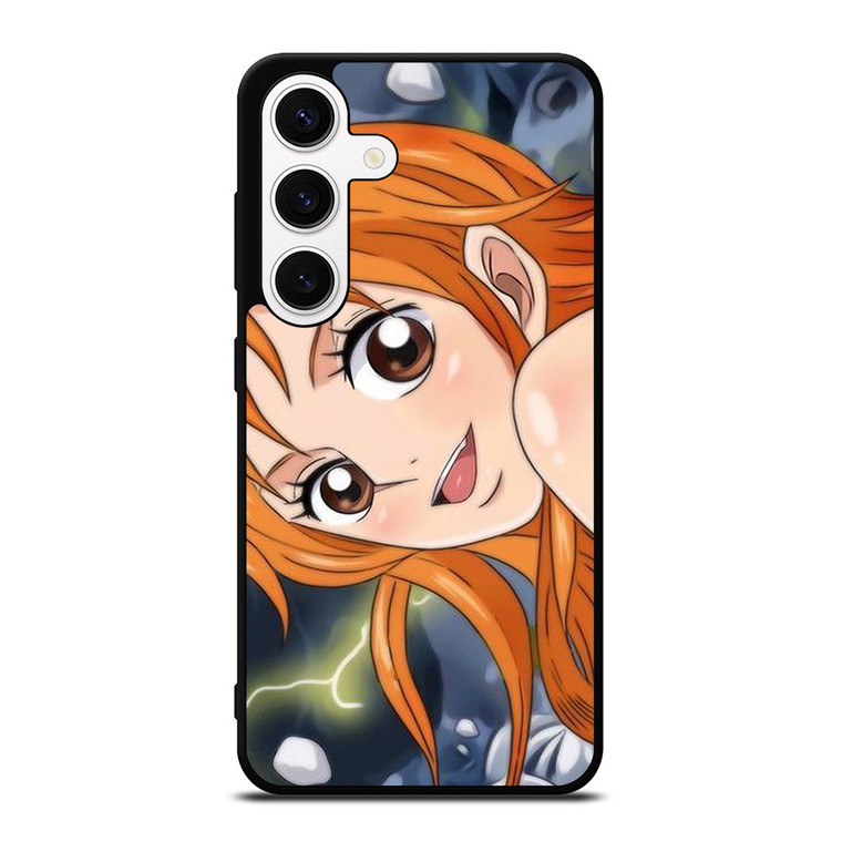 NAMI FACE ONE PIECE ANIME Samsung Galaxy S24 Case Cover