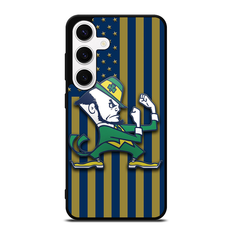 NOTRE DAME FIGHTING IRISH FLAG Samsung Galaxy S24 Case Cover