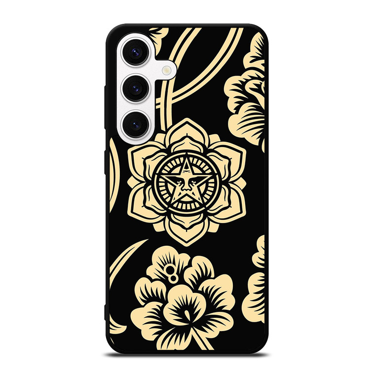 OBEY CLOTHING FLORAL LOGO Samsung Galaxy S24 Case Cover