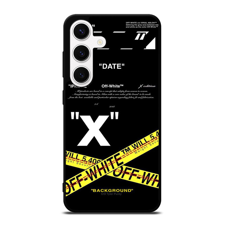 OFF WHITE 2 Samsung Galaxy S24 Case Cover