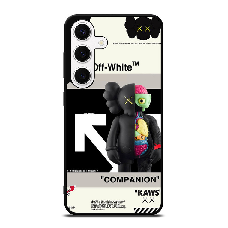 OFF WHITE KAWS COMPANION Samsung Galaxy S24 Case Cover