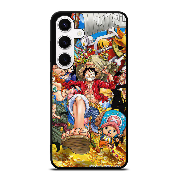 ONE PIECCE LUFFY AND FRIENDS Samsung Galaxy S24 Case Cover