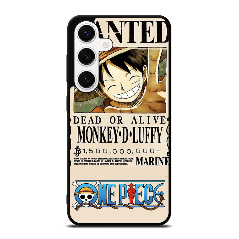ONE PIECE LUFFY WANTED Samsung Galaxy S24 Case Cover