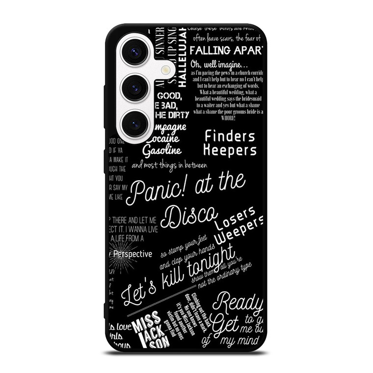 PANIC AT THE DISCO LYRIC Samsung Galaxy S24 Case Cover