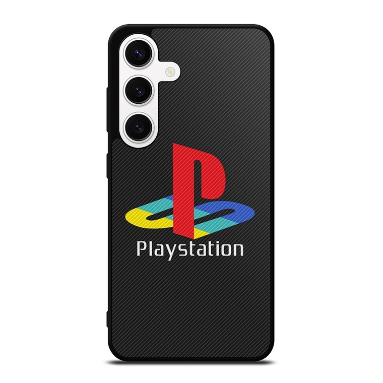 PLAYSTATION PS CARBON Samsung Galaxy S24 Case Cover
