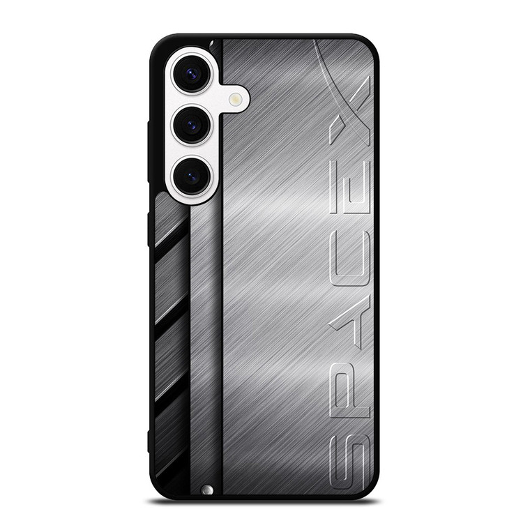 SPACE X LOGO METAL PLATE Samsung Galaxy S24 Case Cover