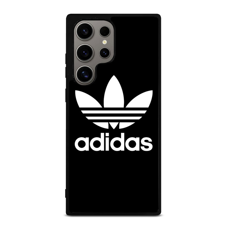 ADIDAS LOGO BLACK WHITE Samsung Galaxy S24 Ultra Case Cover