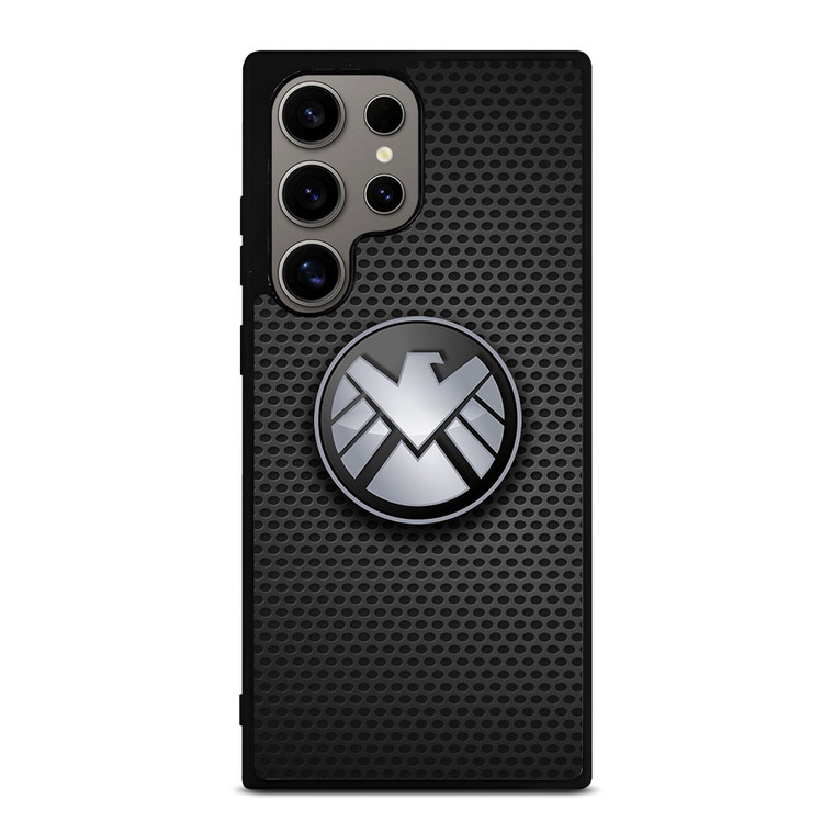 AGENTS OF SHIELD MARVEL LOGO METAL Samsung Galaxy S24 Ultra Case Cover