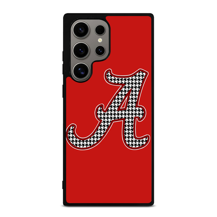 ALABAMA CRIMSON TIDE HOUNDSTOOTH ICON Samsung Galaxy S24 Ultra Case Cover