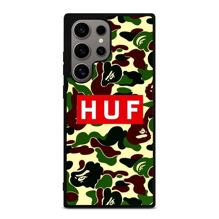BAPE CAMO HUF Samsung Galaxy S24 Ultra Case Cover