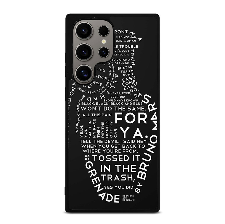 BRUNO MARS LYRICS Samsung Galaxy S24 Ultra Case Cover
