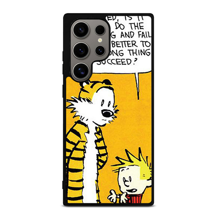 CALVIN AND HOBBES QUOTE Samsung Galaxy S24 Ultra Case Cover