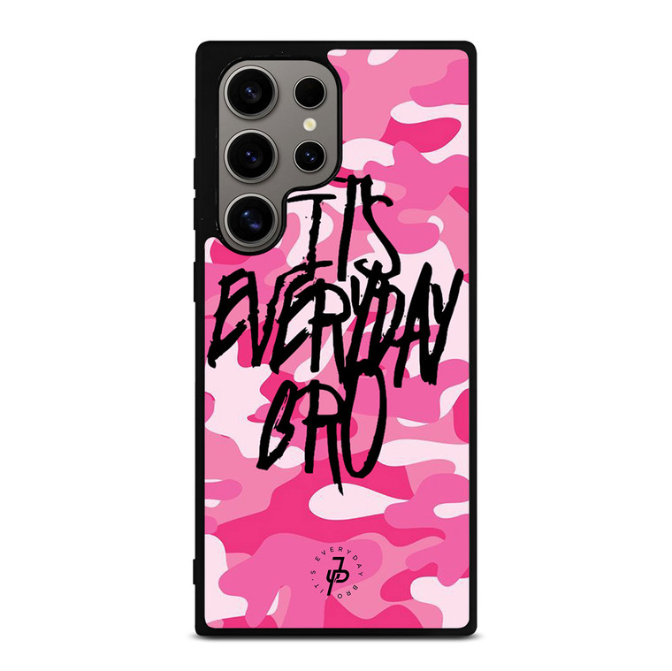 CAMO PINK JAKE PAUL EVERYDAY BRO Samsung Galaxy S24 Ultra Case Cover