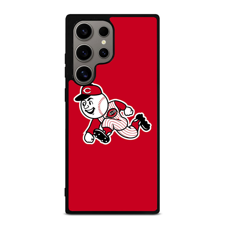 CINCINNATI REDS MASCOT MLB BASEBALL TEAM LOGO Samsung Galaxy S24 Ultra Case Cover