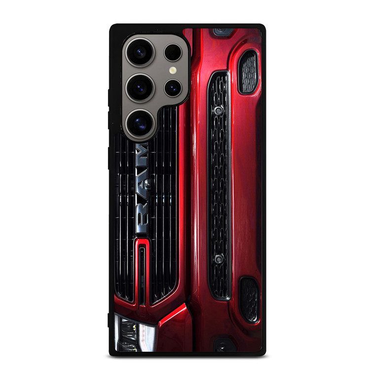 DODGE RAM TRUCK EMBLEM RED Samsung Galaxy S24 Ultra Case Cover