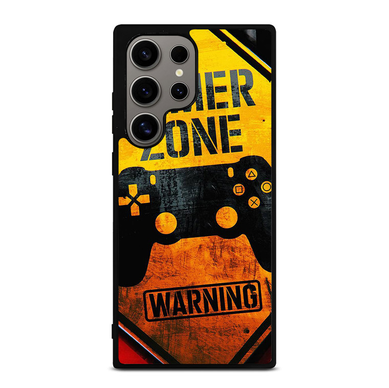 GAMER ZONE WARNING Samsung Galaxy S24 Ultra Case Cover