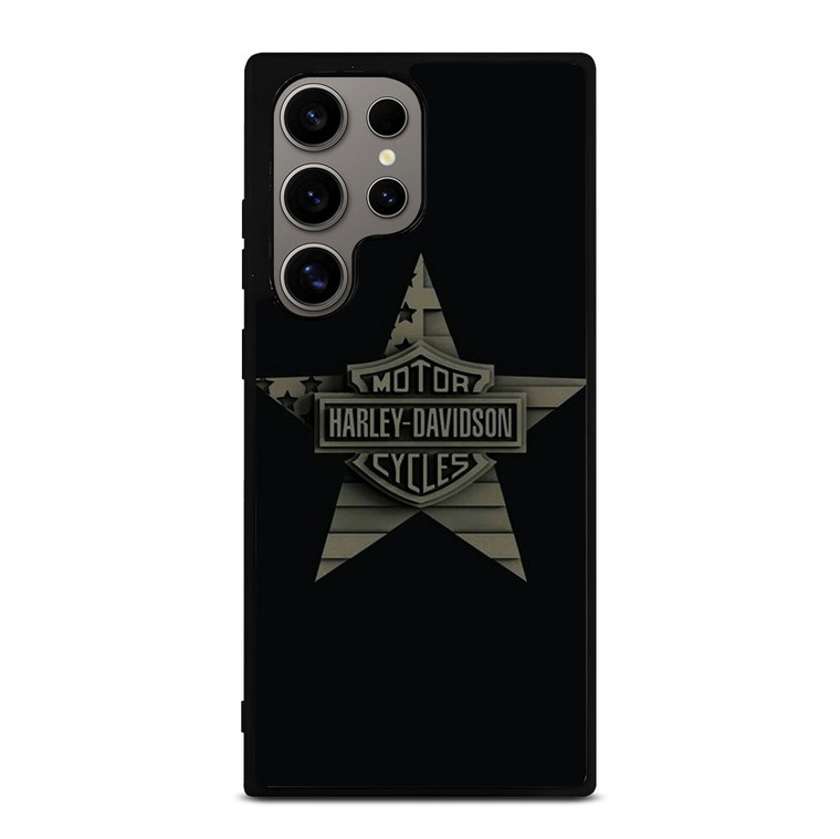 HARLEY DAVIDSON MOTORCYCLES COMPANY LOGO STAR Samsung Galaxy S24 Ultra Case Cover