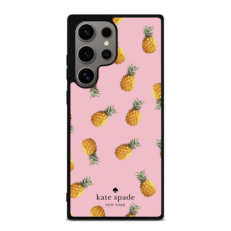 KATE SPADE NEW YORK LOGO PINEAPPLES Samsung Galaxy S24 Ultra Case Cover
