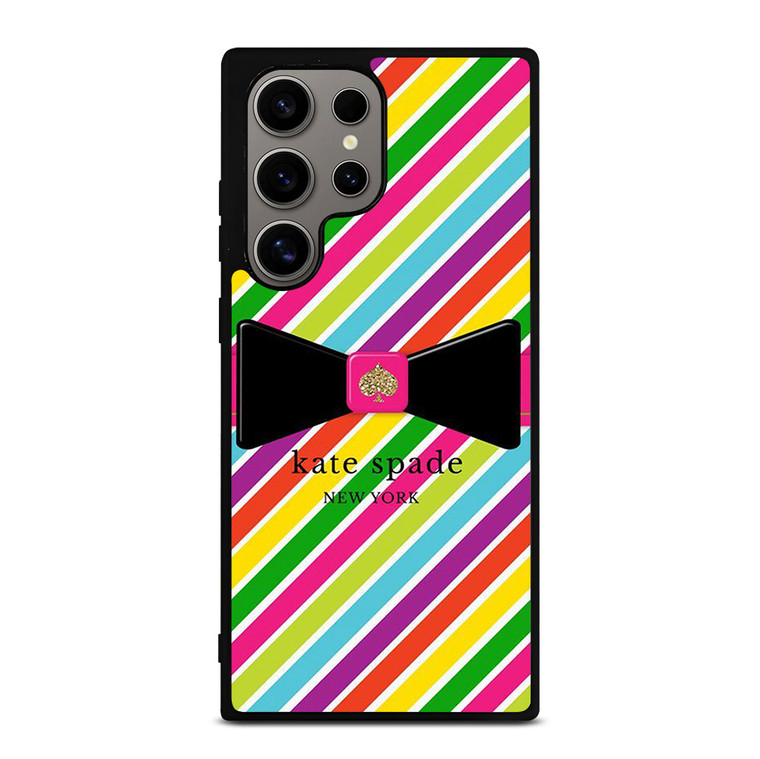 KATE SPADE NEW YORK LOGO STRIPE RIBBON ICON Samsung Galaxy S24 Ultra Case Cover