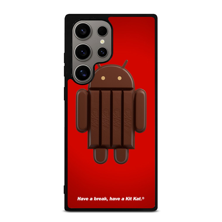 KIT KAT CHOCOLATE ANDROID ICON Samsung Galaxy S24 Ultra Case Cover