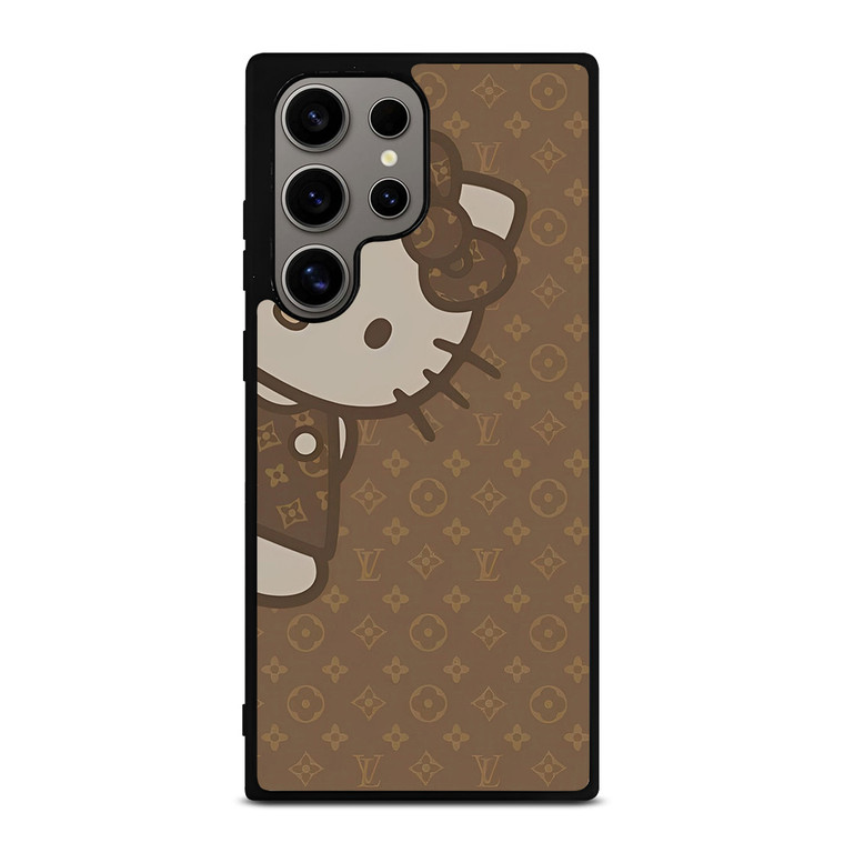 LOUIS VUITTON LV PATTERN LOGO HELLO KITTY Samsung Galaxy S24 Ultra Case Cover