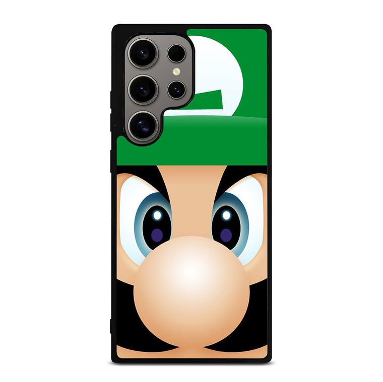 LUIGI SUPER MARIO FACE Samsung Galaxy S24 Ultra Case Cover