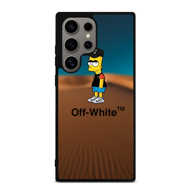 OFF WHITE BART SIMPSONS Samsung Galaxy S24 Ultra Case Cover